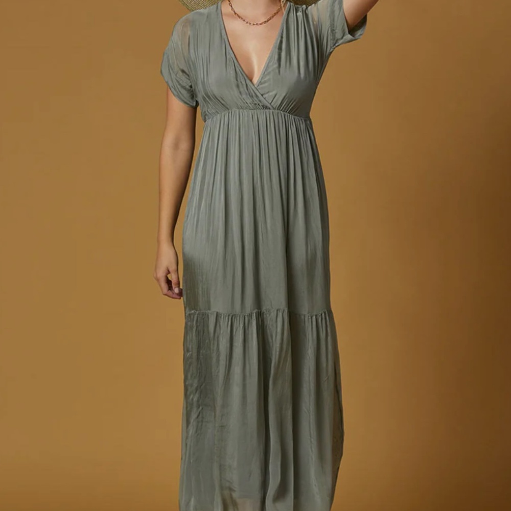 Romantic Italian Silk Dress